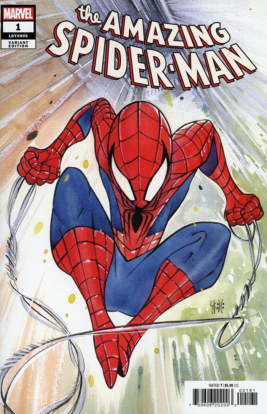 AMAZING SPIDER-MAN #1 LGY #895 PEACH MOMOKO VARIANT
