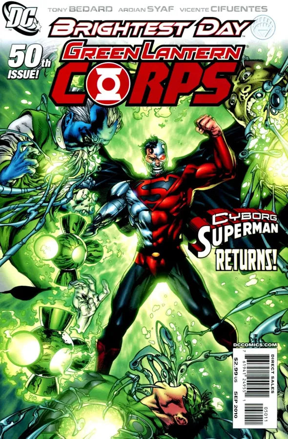 Brightest Day Green Lantern Corps 50th