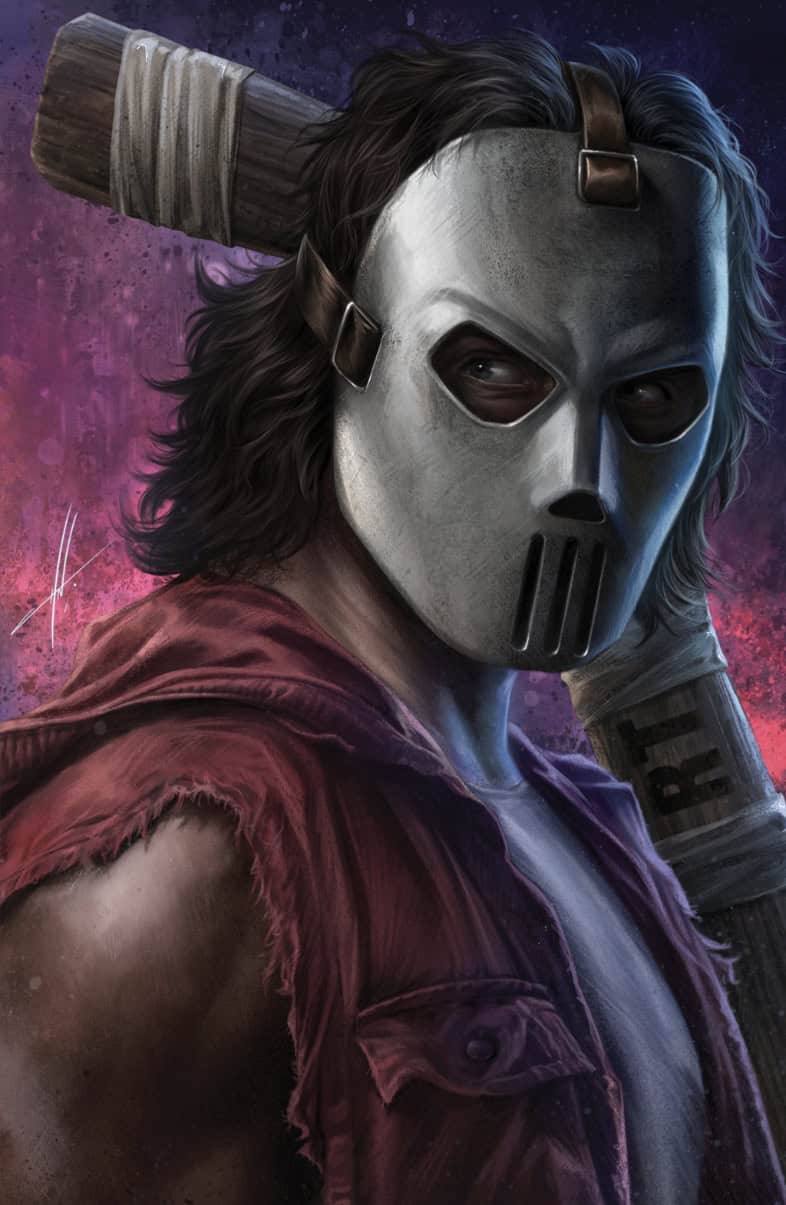TMNT: Casey Jones #1 Carla Cohen Pink-Purple Virgin Foil Variant