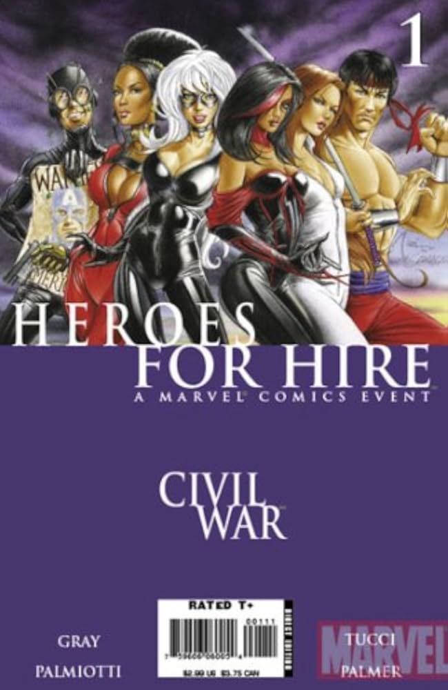Heroes For Hire Civil War #1 Gray Palmiotti