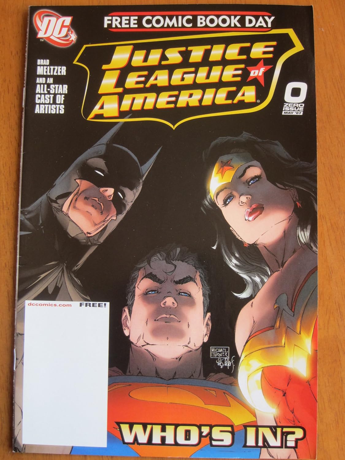 Justice League of America issue zero