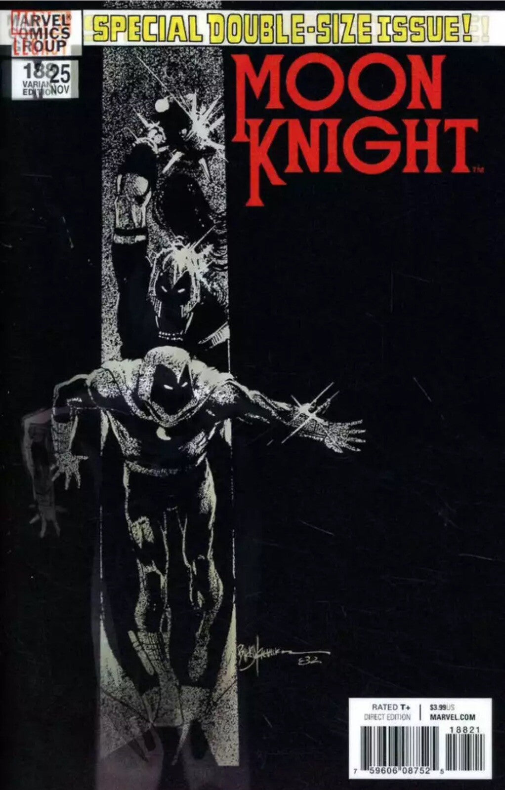 Moon Knight #188 Sienkiewicz 3D Lenticular Homage Moon Knight #25