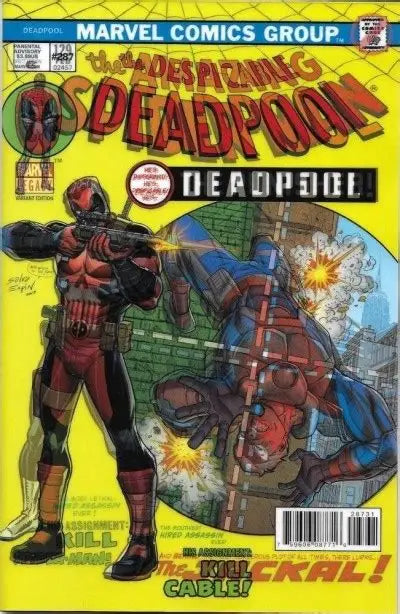 Despicable Deadpool 287 Lenticular Variant Cover Amazing Spider-Man 129 Punisher
