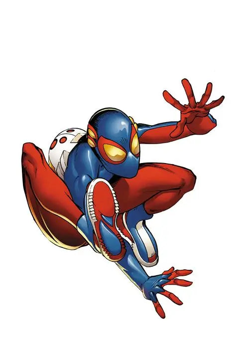 EDGE OF SPIDER-VERSE 3 JC JONATHANCOMICS BAGLEY HOMAGE white cover