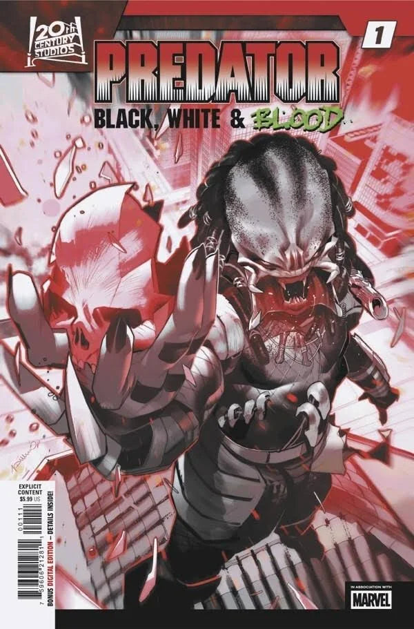 Predator Black White & Blood 1