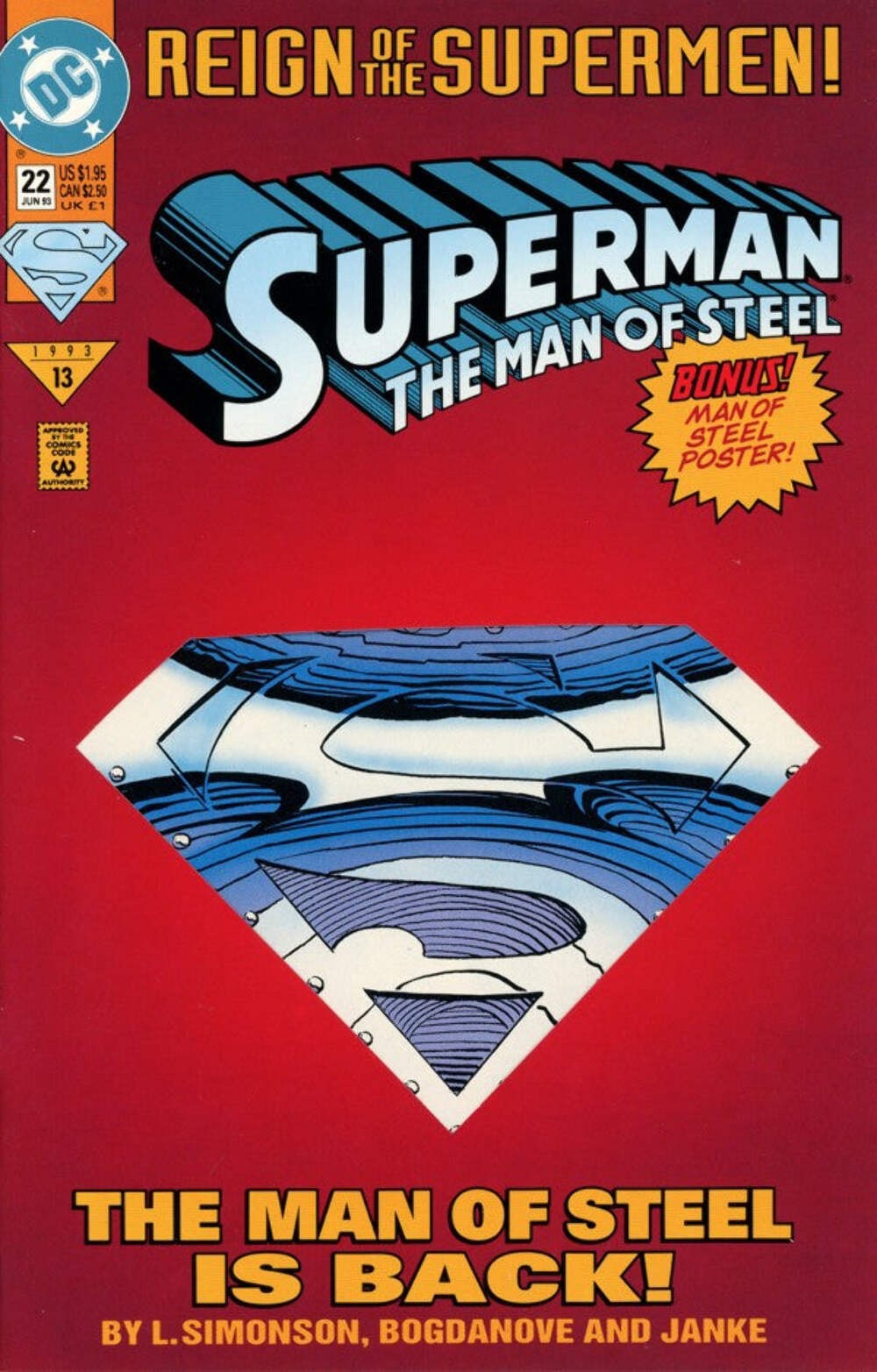 Reign of the Supermen Superman The Man of Steel #22