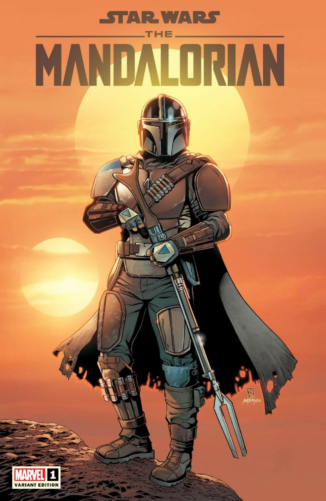 STAR WARS THE MANDALORIAN #1 DAN DUURSEMA VARIANT