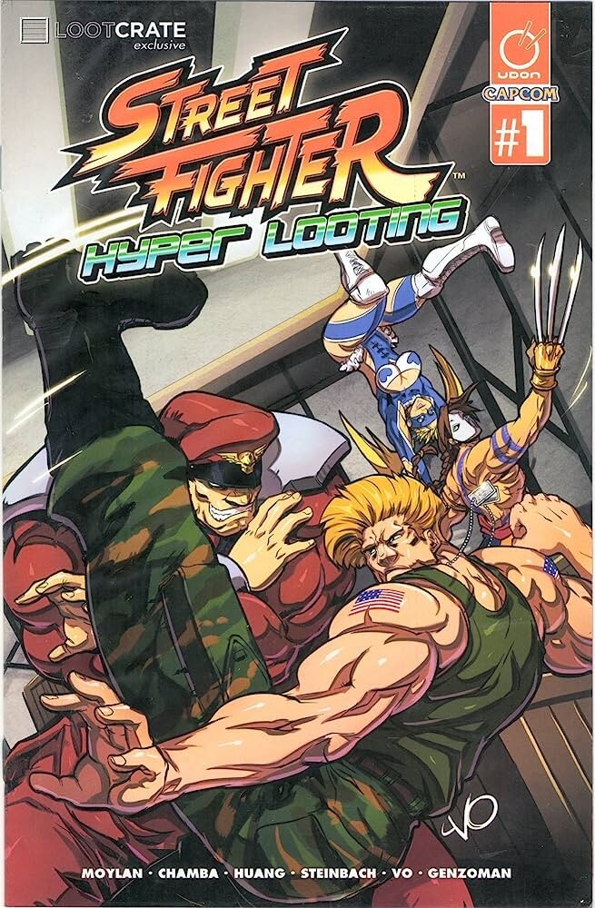 Street Fighter Hyper Looting Comic Book #1 Loot Crate Exclusive