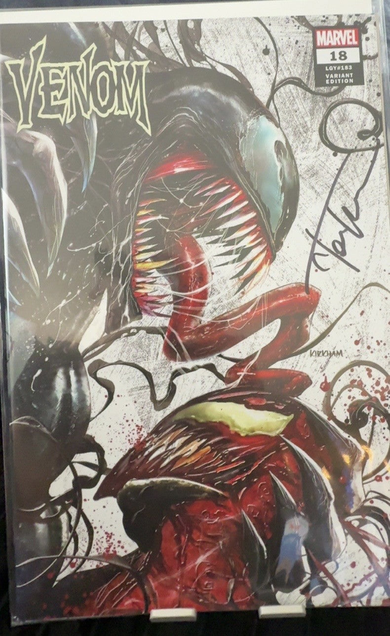 VENOM #18 TYLER KIRKHAM EXCLUSIVE Signed coa