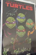 Teenage Muntant Ninja Turtles #1 Double Signed COA