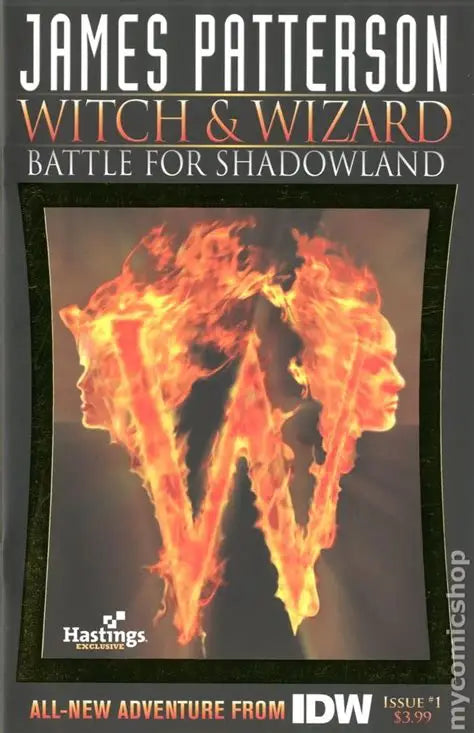 Witch and Wizard battle for shadow lands number one cover B
