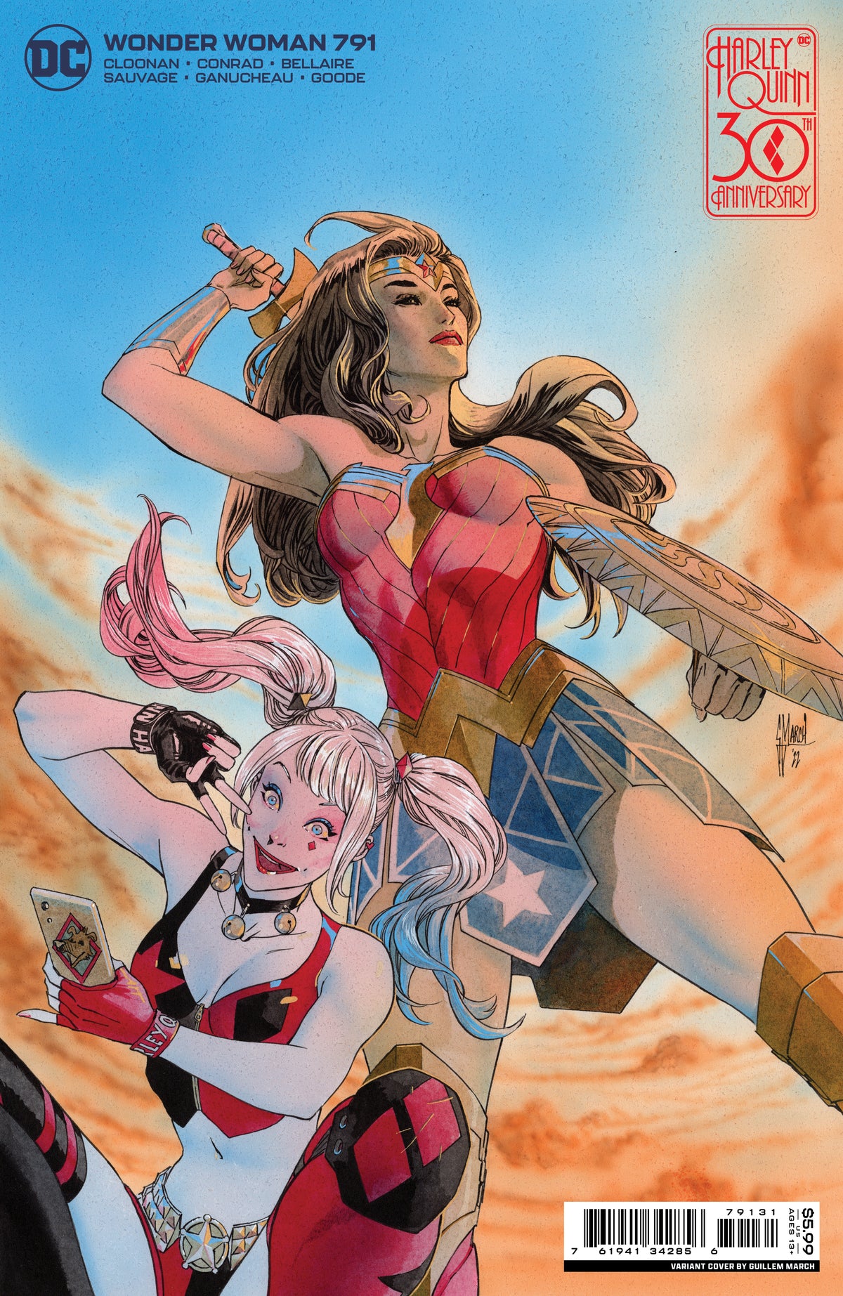 Wonder Woman #791 Cover C Guillem March Harley Quinn 30th Anniversary