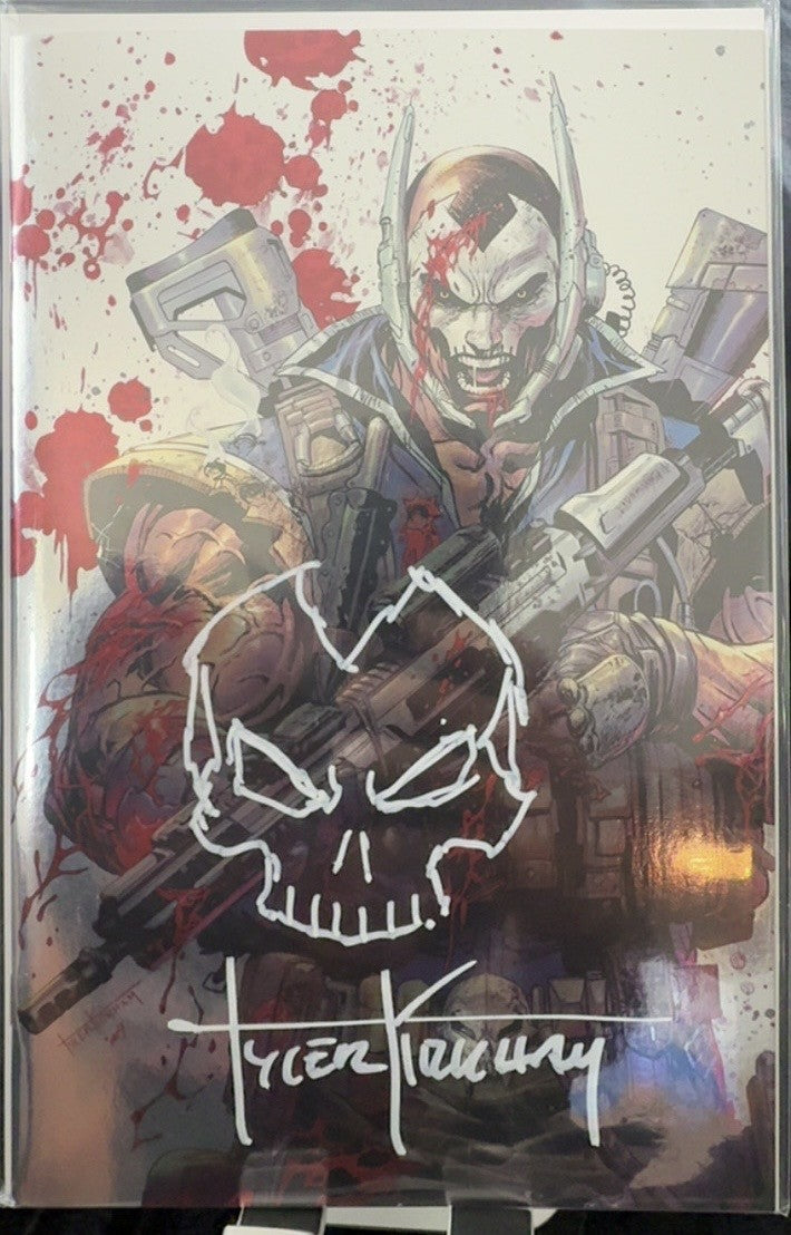Youngblood 1 Virgin Foil Signed and Remark By Tyler Kirkham LTD 500 COA