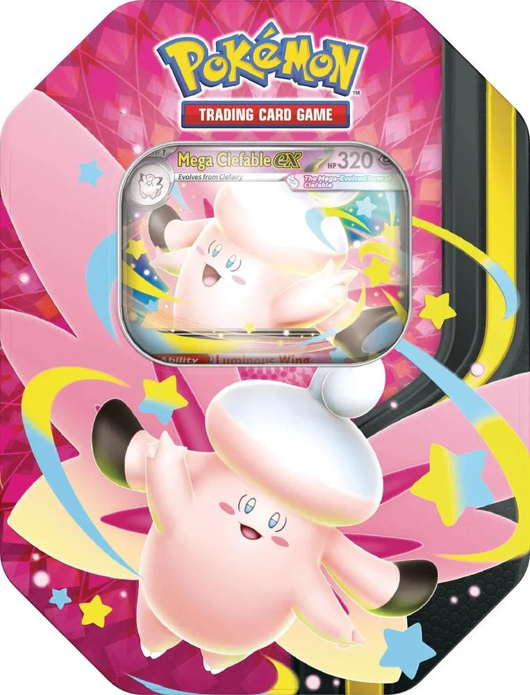 Pokemon: Mega Moonlit Tin [Mega Clefable]