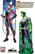 Champion #22 variant second printing