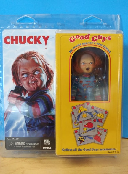 Neca Chucky Figures in Good Guy Box