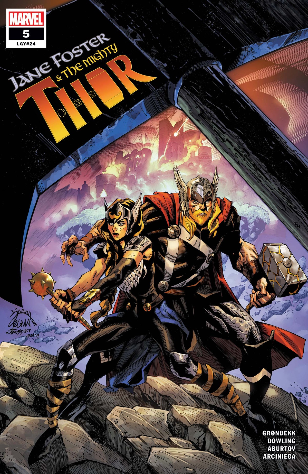 Jane Foster The Mighty Thor #5 LGY#24