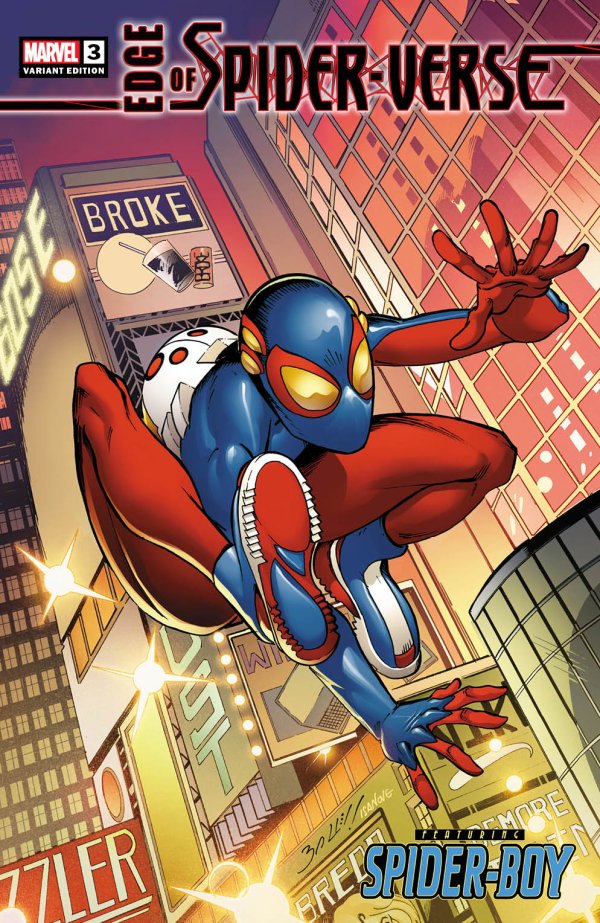 EDGE OF SPIDER-VERSE 3 JC JONATHANCOMICS BAGLEY HOMAGE