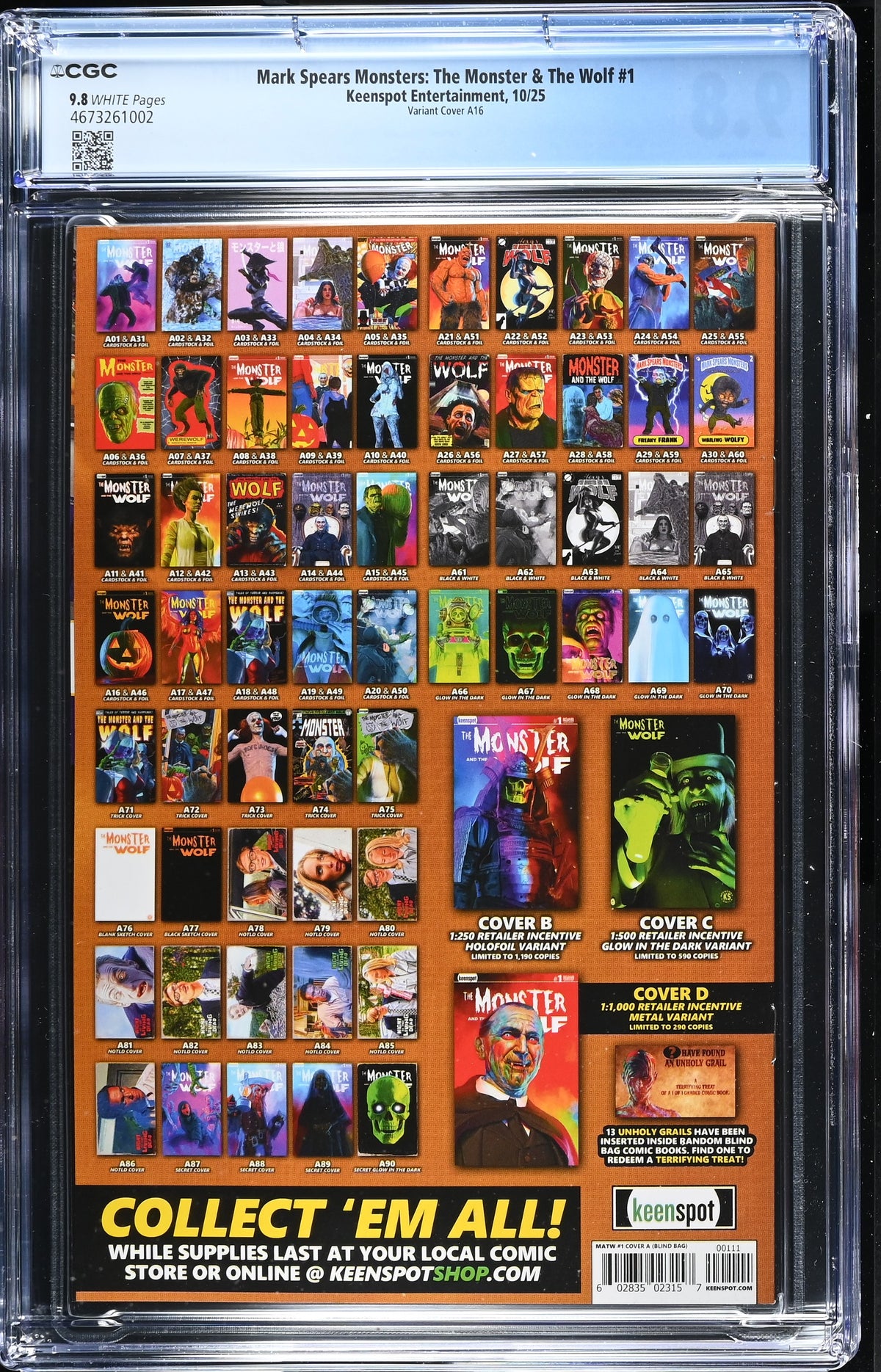 Mark Spears Monsters: The Monster & The Wolf