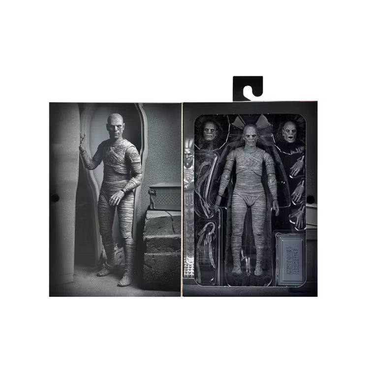 NECA Universal Monsters Ultimate Mummy Black and White 7" Scale Action Figure