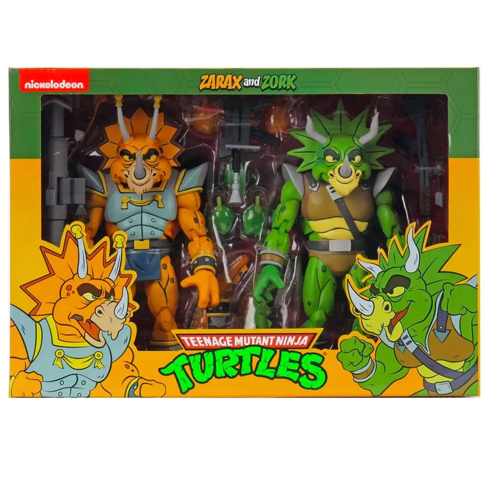 Neca Teenage Mutant Ninja Turtles (TMNT) Zarax and Zork 7" Action Figure 2 Pack