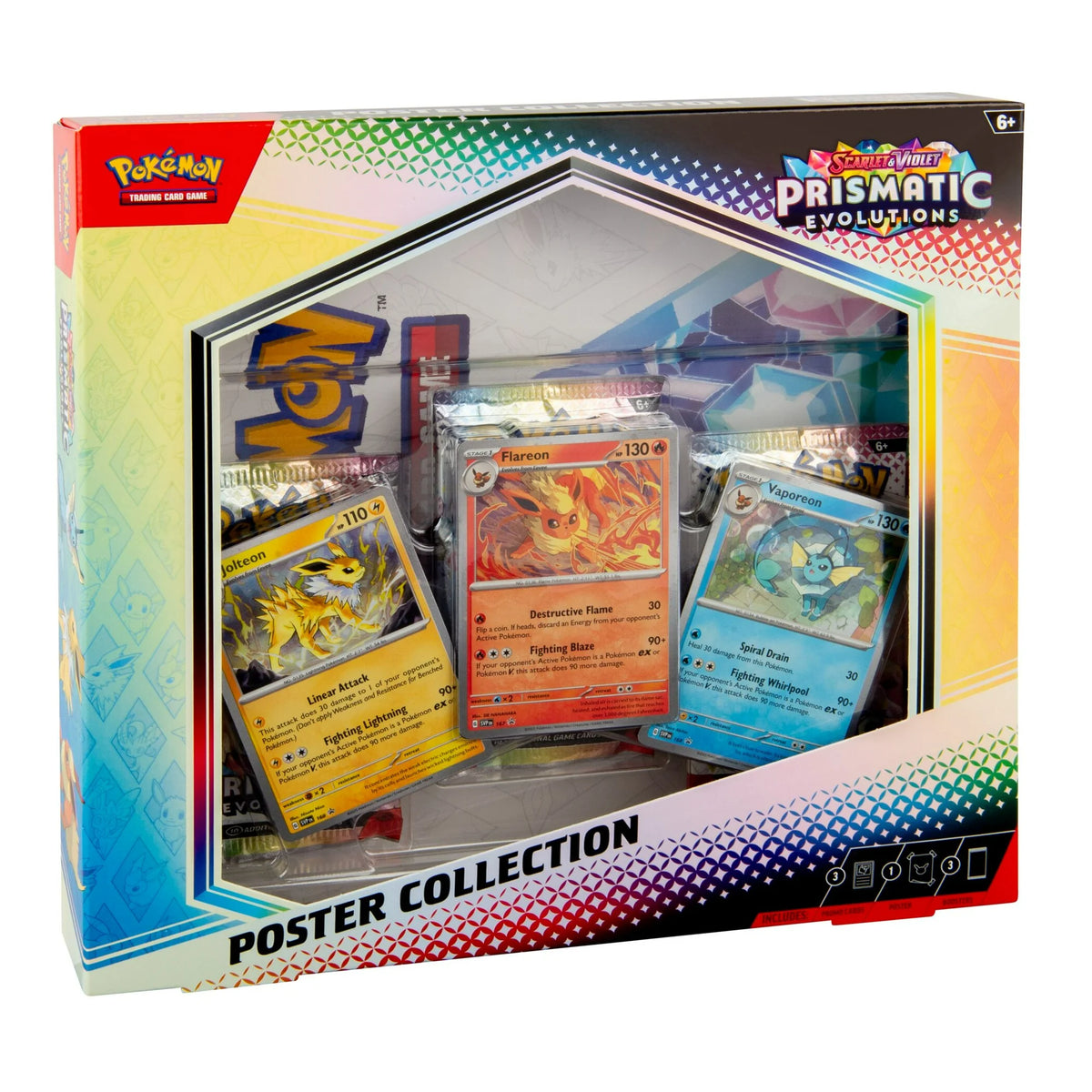 Pokemon Scarlet & Violet Prismatic Evolutions Poster Collection