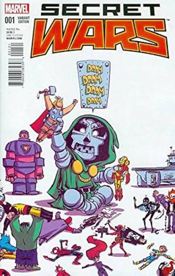 Secret Wars 001 variant edition