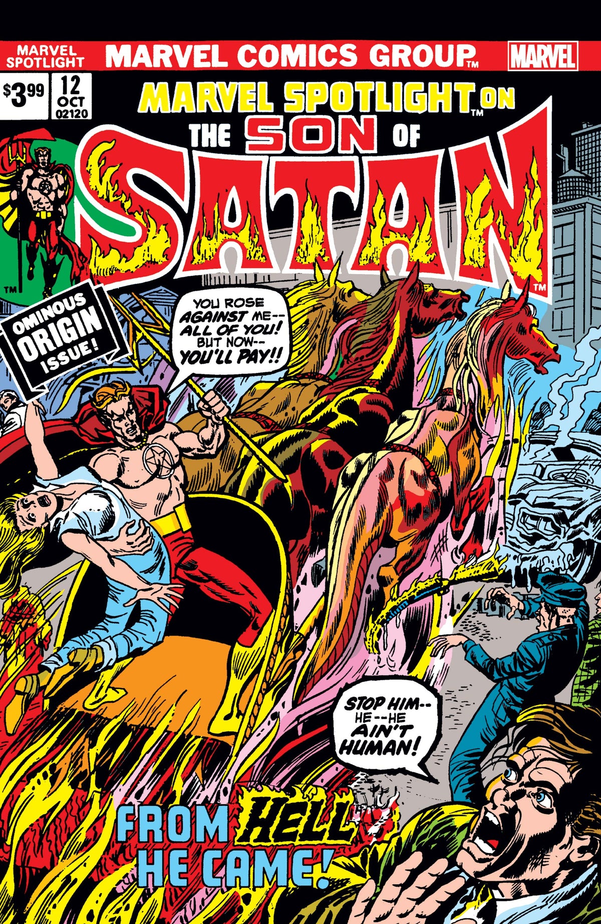 Son of Satan orgin issue