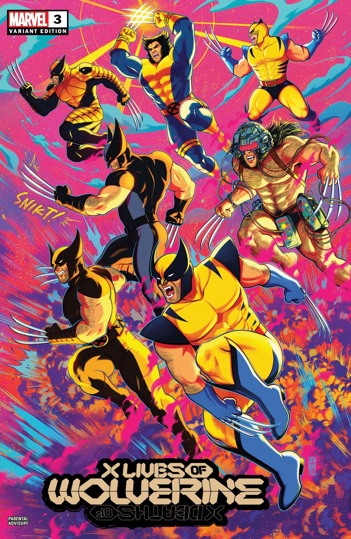 X Lives and Deaths of Wolverine #3 variant